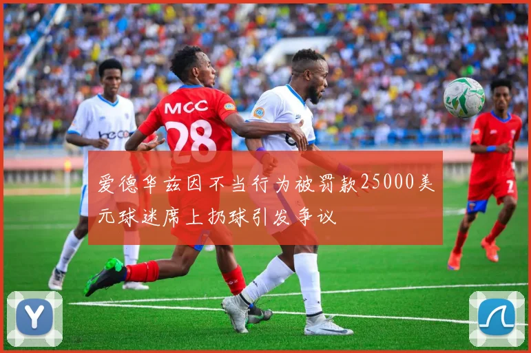 爱德华兹因不当行为被罚款25000美元球迷席上扔球引发争议
